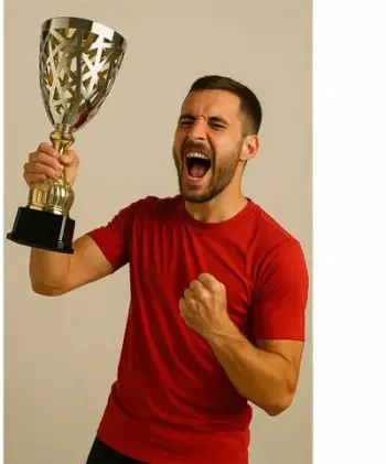 Kupë sportive Victoria Sport Metal Cup, metalike, ari dhe argjend