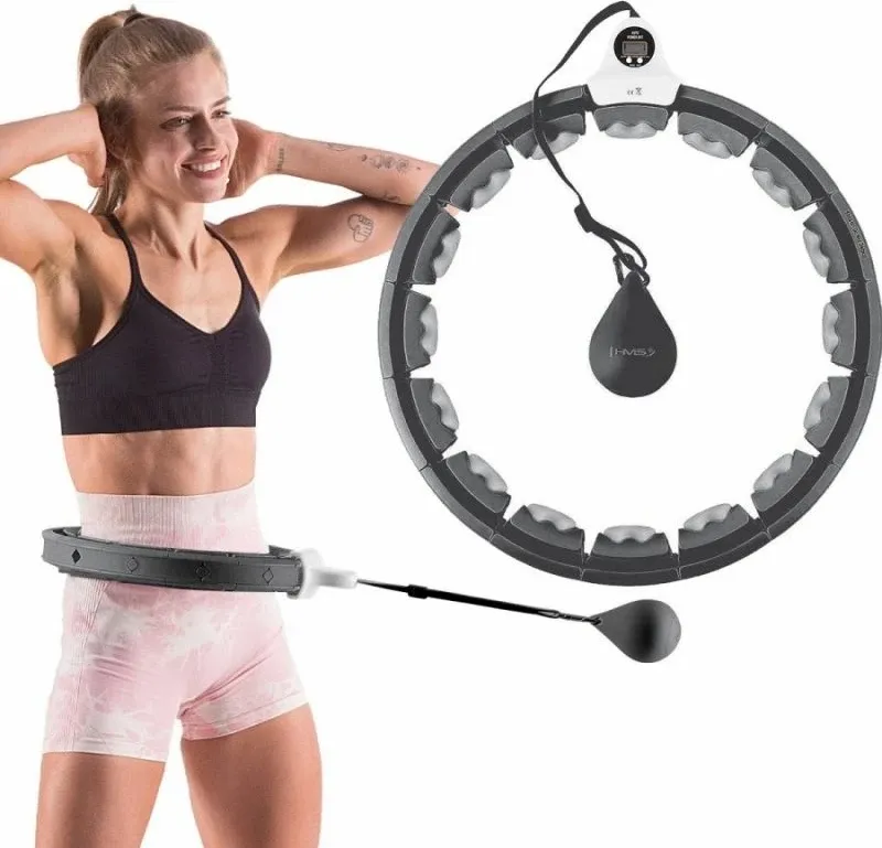 Hula hoop fitness HMS, e zezë - 2