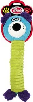 Lodër pelushi për qen Aqua Nova Petnova Dog with Long Neck, 30cm, me bilbil, blu