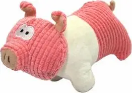 Lodër pelushi për qen Aqua Nova Petnova Pig, 22cm, rozë