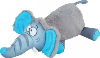 Lodër pelushi për qen Friends Yvan Elephant, madhësia M, gri