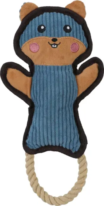 Lodër pelushi për qen Zolux Blue Buddy Hamster, me fishkëllimë, blu