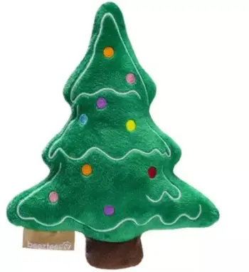 Lodër pelushi për qen Trixie Noel, pemë Krishtlindjeje, 19 x 16 x 5 cm, shumëngjyrëshe