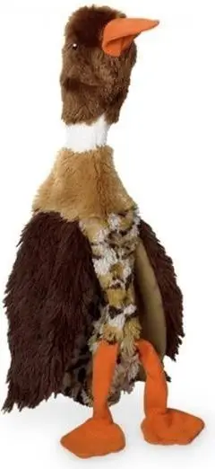 Lodër pelushi për qen Nobby Toy Duck, 34 cm, kafe