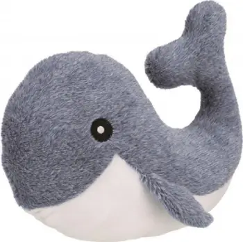 Lodër pelushi për qen Trixie Whale Brunold BE NORDIC, poliestër, 25 cm, blu