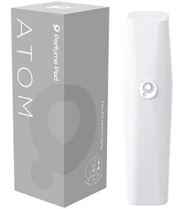 Shishe rimbushëse parfumi Travalo Atom Wafer, 5ml, e bardhë