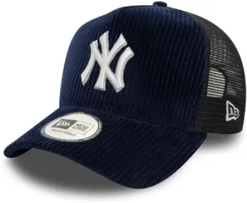 Kapelë Era York Yankees MLB 9FORTY E Frame Trucker, korduroy, e kaltër