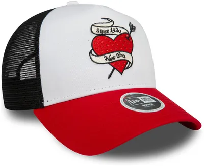 Kapele Era Womens Rhinestone Red A Frame Trucker, snapback, e kuqe - 2
