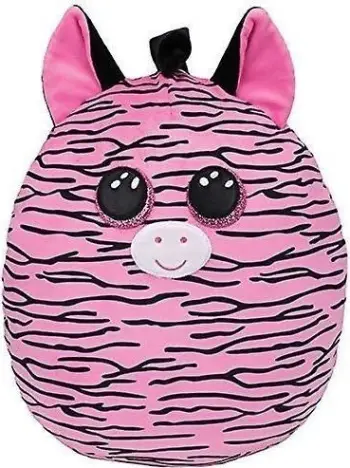 Lodër pelushi Ty Squishaboo Zoey Zebra, e butë, shumëngjyrëshe