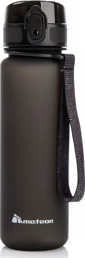 Shishe uji Meteor Bottle, 1000ml, me filtër frutash, e zezë