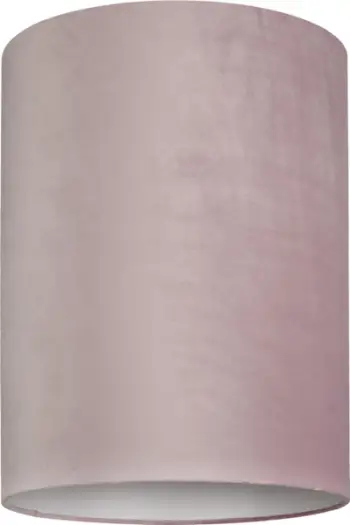 Abazhur Nowodvorski Cameleon Barrel L 8511, cilindrik, kadife, rozë e zbehtë