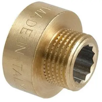 Përshtatës hidraulik TDM Brass Transition 600.61/111, 1" në 3/4", bronz