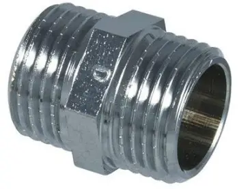 Përshtatës metalik 108SC, 1/2" x 1/2", krom