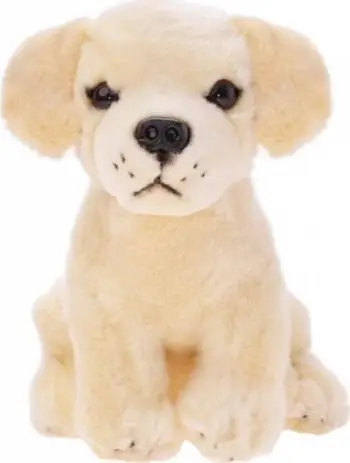 Lodër pelushi qen BEPPE Labrador 13475, 20 cm, ngjyrë krem