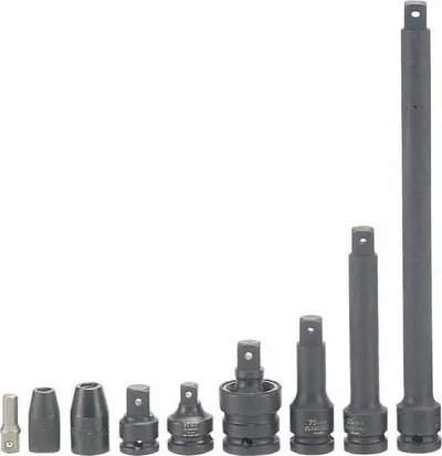 Adapter goditës Teng Tools Impact, 1/2" në 3/8", çelik - 1