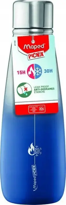 Shishe termike Maped PICNIK Concept, 0.5L, çelik inox, blu