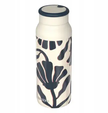 Shishe termike Quokka Echo, 690 ml, çelik inox, Abstract Leaves