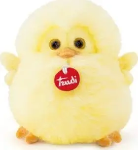 Lodër pelushi Trudi Fluffy Chick, 17x20 cm, e verdhë