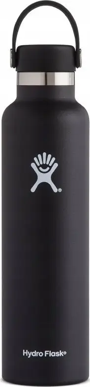 Shishe uji Hydro Flask Standard Mouth 24 oz, çelik inox, izolim TempShield, e zezë