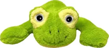 Lodër pelushi Tulilo Frog Zuzia, 40 cm, e gjelbër