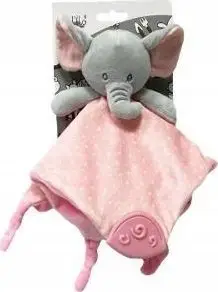 Lodër pelushi Tulilo Milush Pink Elephant, 25cm, rozë