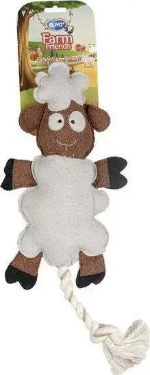 Lodër për qen Duvo+ Chew Toy Sheep Sebastian, 49cm, e bardhë