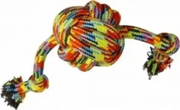 Lodër për qen Duvo+ Rope Beach Ball 50x10cm, shumëngjyrëshe