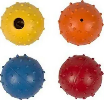 Lodër për qen Duvo+ Rubber Toy Ball, 5cm, me zile, shumëngjyrëshe