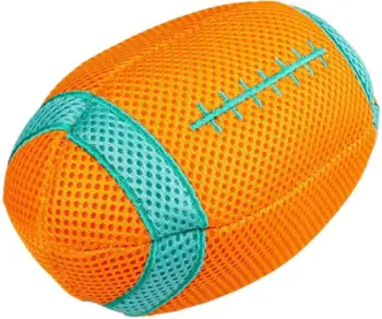 Lodër për qen Duvoplus Refresh Floating Rugby Ball, që noton, me fishkëllimë