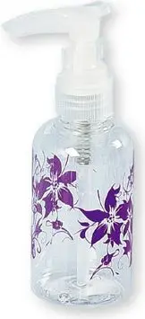 Shishe udhëtimi TOP CHOICE me pompë, 75ml, transparente