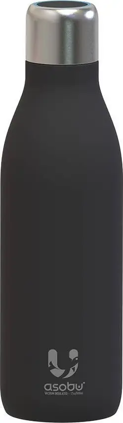 Shishe uji Asobu UV Light Hydro, 500ml, çelik inox, rozë