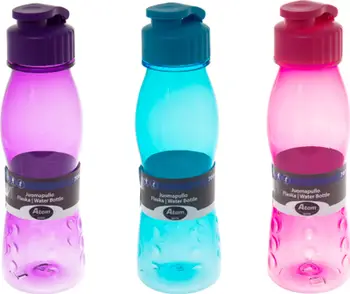 Shishe uji Atom Sports, 700ml, plastike, rozë transparente