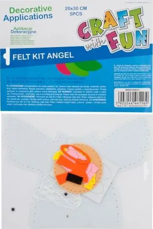 Lodër për fëmijë Craft with Fun: Felt Kit Angel