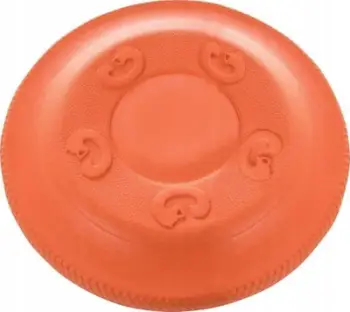 Lodër për qen Barry King Floating Disc, EVA, 17 cm, portokalli