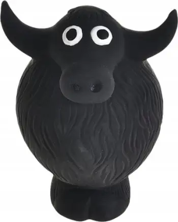 Lodër për qen Barry King Buffalo, vinil, me tingull, 11cm