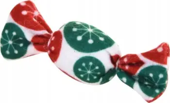 Lodër për mace Barry King Christmas Toy Candy, formë karamele, festive, shumëngjyrëshe