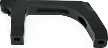 Adapter freni Clarks Cycle Systems Rear, Flat Mount në Post Mount, për disk 160mm, i zi