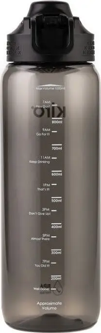 Shishe uji Kiro KI1102BL, 1000 ml, me shkallë matëse, gri