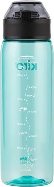 Shishe uji Kiro KI4104BL, 600 ml, plastike Tritan, jeshile