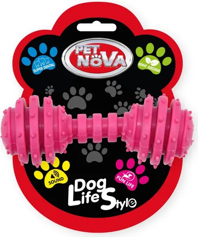 Lodër për qen Pet Nova, 12cm, e pembe - 1