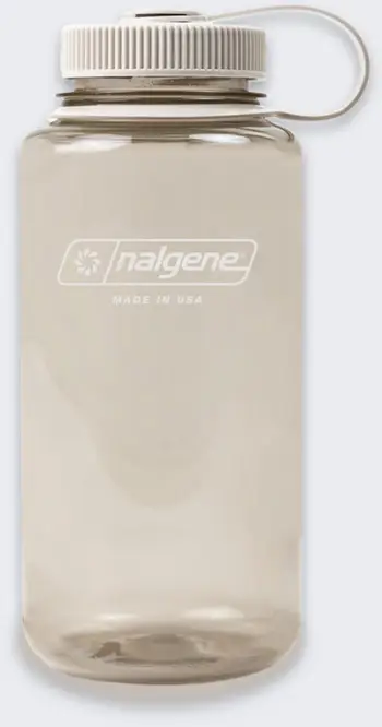 Shishe uji Nalgene Sustain Wide Mouth Cotton, 1L, pambuk, e bardhë