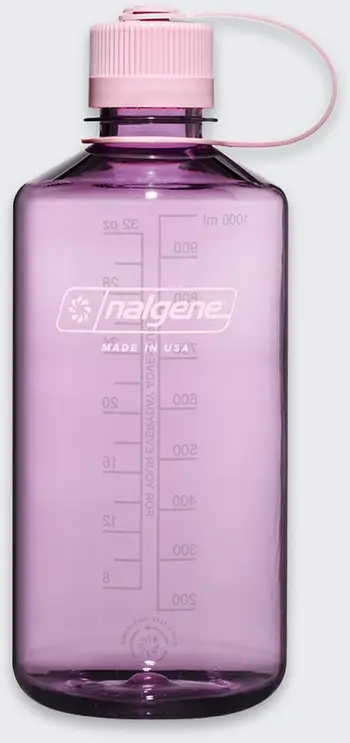 Shishe uji Nalgene Sustain 342814, 1L, grykë e ngushtë, rozë Cherry Blossom