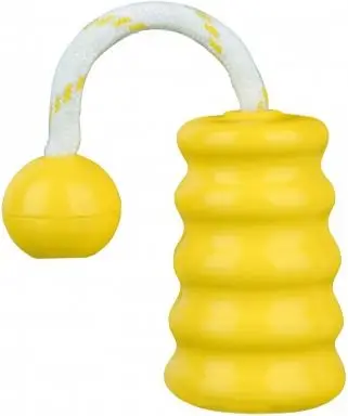 Lodër për qen Trixie top, 9cm, e verdhë