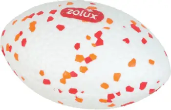 Lodër për qen Zolux Floating Rugby Ball, 14 cm, ETPU, shumëngjyrëshe