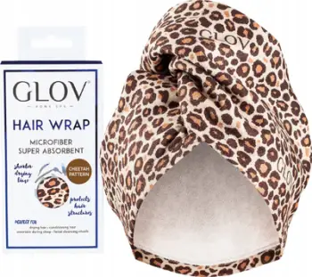 Peshqir flokësh GLOV Ultra Absorbent, mikrofibër, model Cheetah