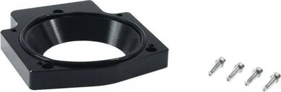 Adapter throttle TurboWorks 102mm për motor LS, alumini, argjendtë - 2
