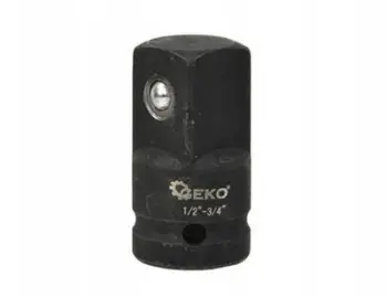 Adaptor çelësi goditës EKO, 1/2" në 3/4", çelik i farkëtuar, i zi