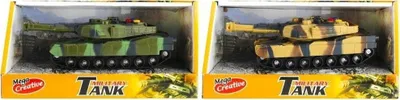 Lodër tank Mega Creative Military, drita dhe tinguj, plastikë - 1