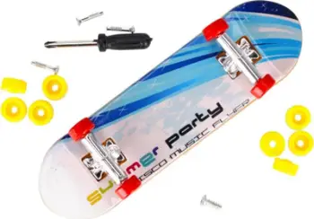 Lodër skateboard Mega Creative Twisting 454770 L2011-2, mini, me rrota rezervë, shumëngjyrëshe
