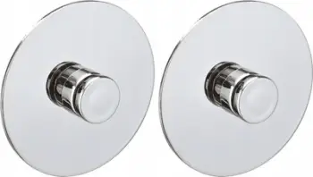 Adapter muri WENKO Turbo-Loc 20646100, plastike, 6.1 x 6.1 cm, krom